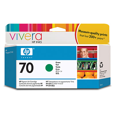 Mực in HP 70 130-ml Green Ink Cartridge (C9457A)